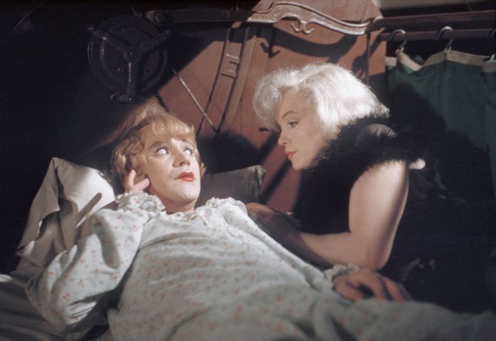 Marilyn Monroe (right) and Jack Lemmon in a scene from "Some Like It Hot," the 1959 classic. "No one made that movie thinking about me,” Ruffin said.