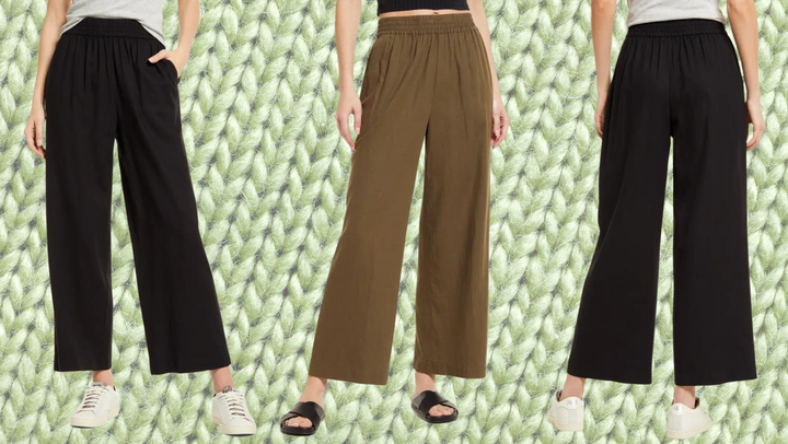 Treasure & Bond linen-blend wide-leg pants