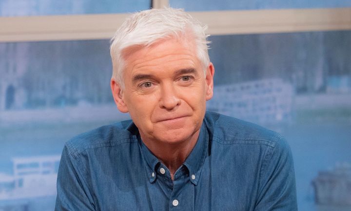 Phillip Schofield on the set of This Morning