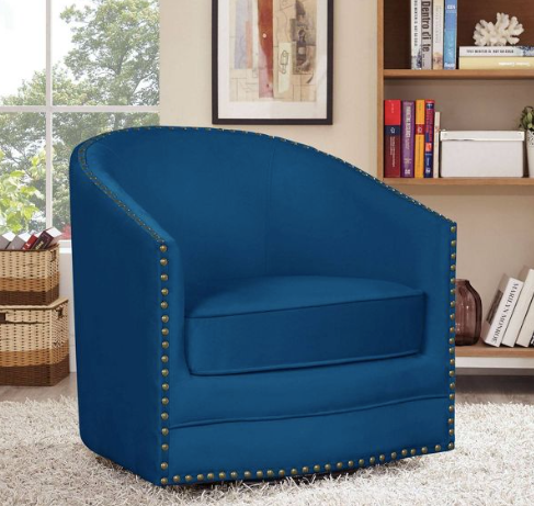 Target blue best sale accent chair