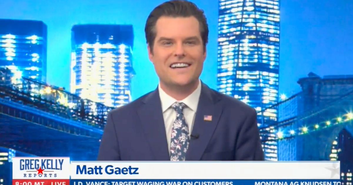 Twitter Users Slam Matt Gaetz s Newsmax Hosting Gig For Crossing A