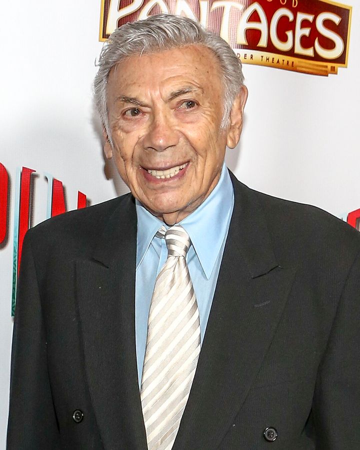 Ed Ames attends opening night of "PIPPIN" in 2014. Ames had guest roles in TV series such as “Murder, She Wrote” and “In the Heat of the Night,” and toured frequently in musicals, performing such popular songs as “Try to Remember” and the song that became his biggest hit single, “My Cup Runneth Over.”