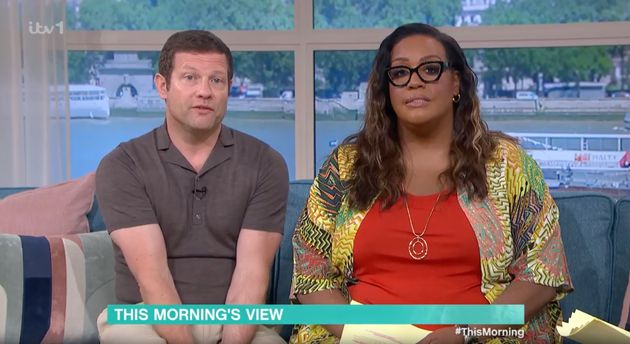 Dermot O'Leary and Alison Hammond on Monday's This Morning