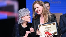 Jane Fonda Throws Award Scroll At Cannes Winner And Tom Brady Would Be So Proud