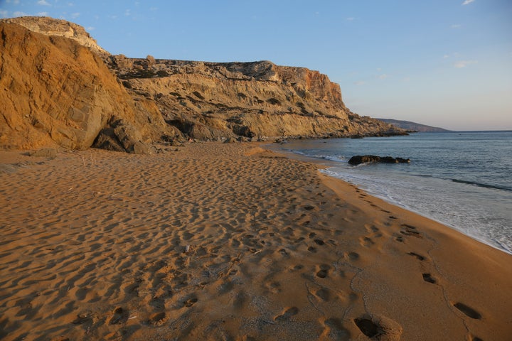 Η Κόκκινη Παραλία, στην Κρήτη.