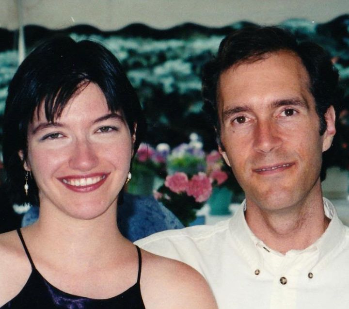 The author with Andy in 2000, the year they began dating.