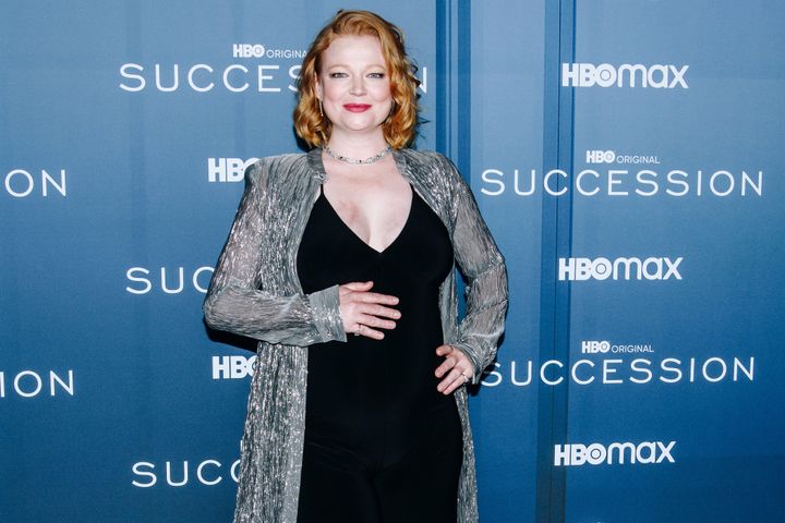 Sarah Snook at the launch of Succession's final season in March
