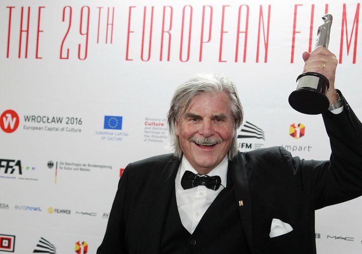 Ο Αυστριακός ηθοποιός, Πέτερ Σιμόνισεκ σε τελετή απονομής κινηματογραφικών βραβείων στο Βρότσλαβ της Πολωνίας το 2016. 