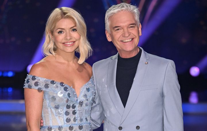 Holly Willoughby and Phillip Schofield pictured at a Dancing On Ice photocall earlier this year