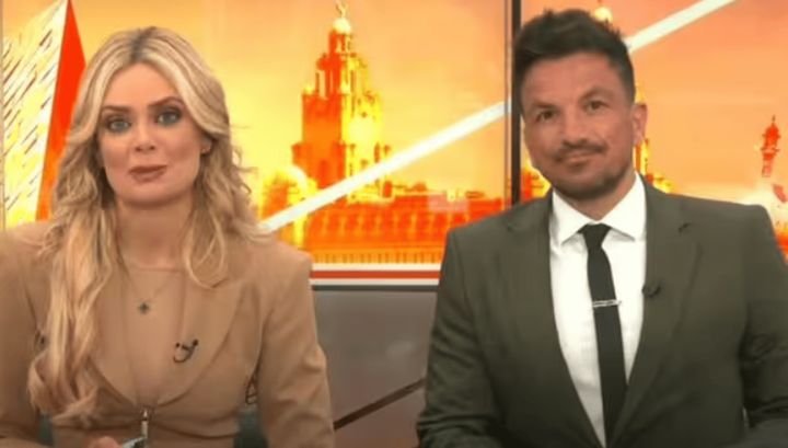 Peter Andre with Ellie Costello on GB News
