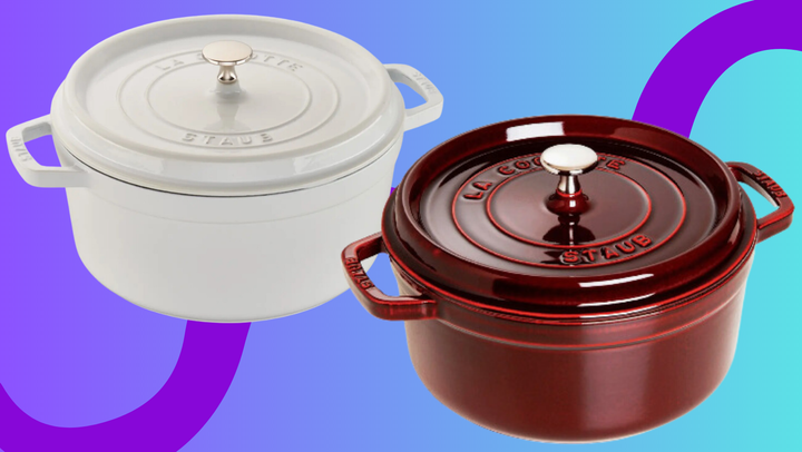 Staub's <a href="https://click.linksynergy.com/deeplink?id=Zb4jl9GtVeY&mid=1237&u1=64775c11e4b091b09c2fff08&murl=https%3A%2F%2Fwww.nordstrom.com%2Fs%2F5-5-quart-enameled-cast-iron-dutch-oven%2F4162979" target="_blank" role="link" rel="sponsored" class=" js-entry-link cet-external-link" data-vars-item-name="5.5-quart cast iron Dutch oven is up to 25% off" data-vars-item-type="text" data-vars-unit-name="64775c11e4b091b09c2fff08" data-vars-unit-type="buzz_body" data-vars-target-content-id="https://click.linksynergy.com/deeplink?id=Zb4jl9GtVeY&mid=1237&u1=64775c11e4b091b09c2fff08&murl=https%3A%2F%2Fwww.nordstrom.com%2Fs%2F5-5-quart-enameled-cast-iron-dutch-oven%2F4162979" data-vars-target-content-type="url" data-vars-type="web_external_link" data-vars-subunit-name="article_body" data-vars-subunit-type="component" data-vars-position-in-subunit="0">5.5-quart cast iron Dutch oven is up to 25% off</a> at Nordstrom.
