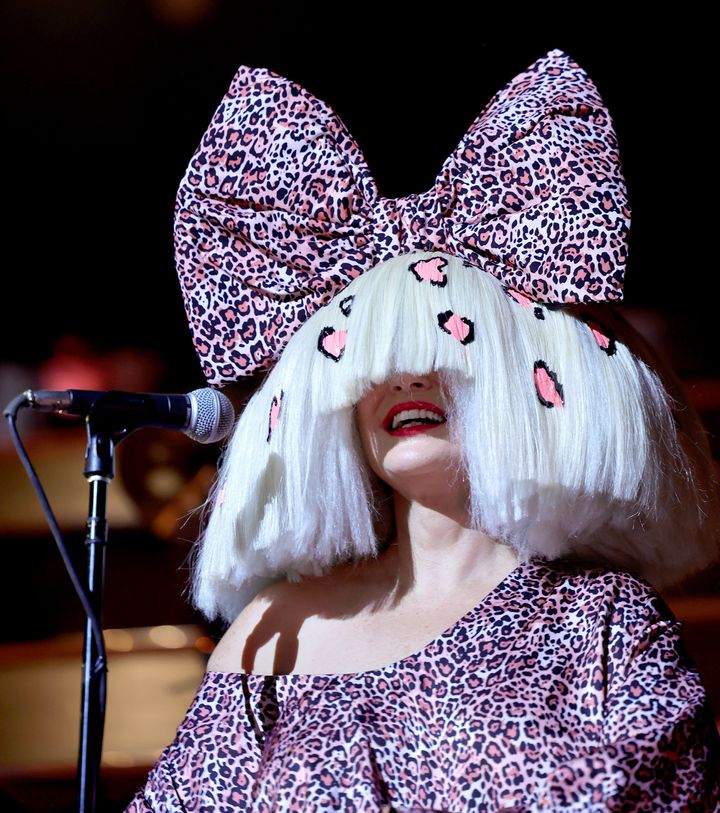 Sia performs at the 2023 Coachella Valley Music and Arts Festival on April 22, 2023 in Indio, California. (Photo by Michael Loccisano/Getty Images for Coachella)