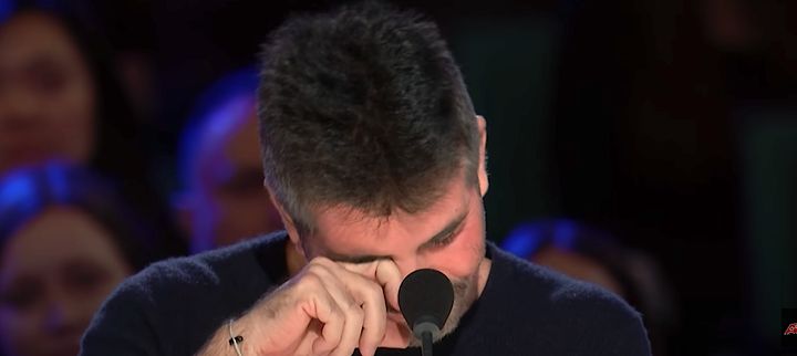 Simon Cowell became emotional on America's Got Talent