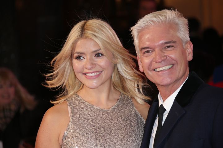 Presenters Holly Willoughby and Phillip Schofield in 2016.