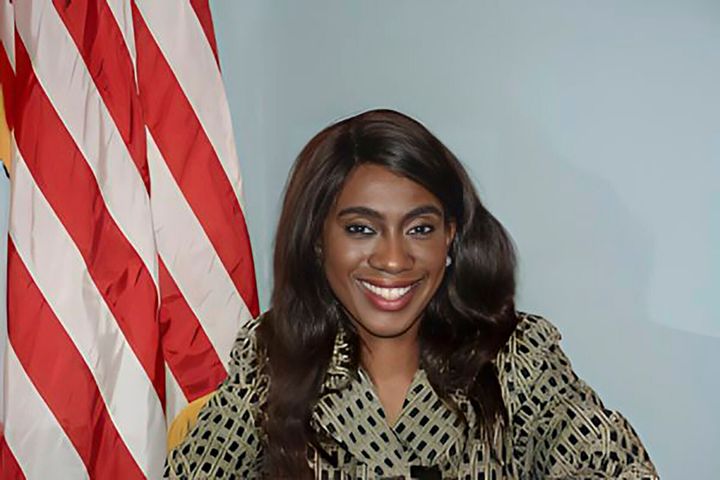 This undated photo provided by the Sayreville, New Jersey, Borough Council shows Councilwoman Eunice Dwumfour, who was found shot to death in February.