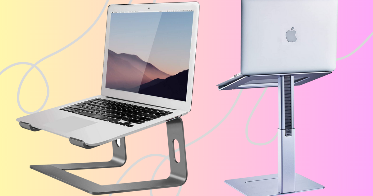 Reviewers Say These Laptop Risers Helped With Posture And Back Pain
