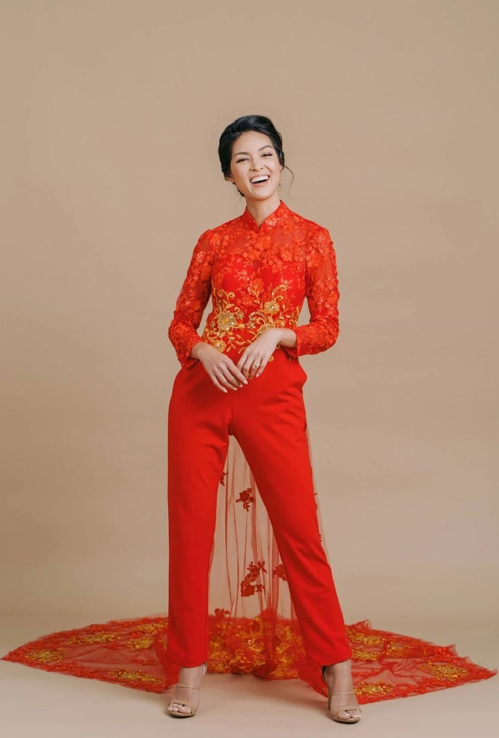  Shanghai Story Vietnam ao dai Dress Chinese Cheongsam Dress  Long Qipao S Red: Clothing, Shoes & Jewelry