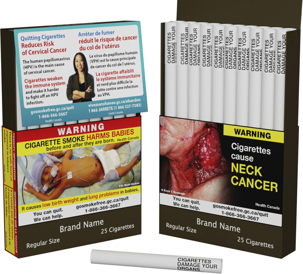 In Canada Every Single Cigarette Will Come With A Warning HuffPost   64782cef2200005b00482840 