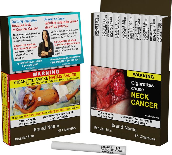 Au Canada, chaque cigarette sera accompagnée d’un avertissement