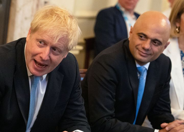 Boris Johnson and Sajid Javid