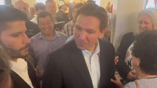 ‘Are You Blind?’: Ron DeSantis Snaps At Reporter Asking Why He Won’t Take Questions