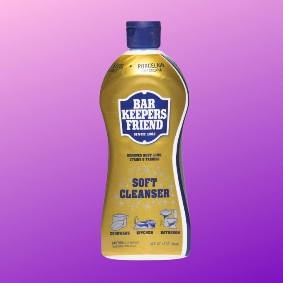 Remove hair dye from sinks and countertops with Bar Keepers Friend.