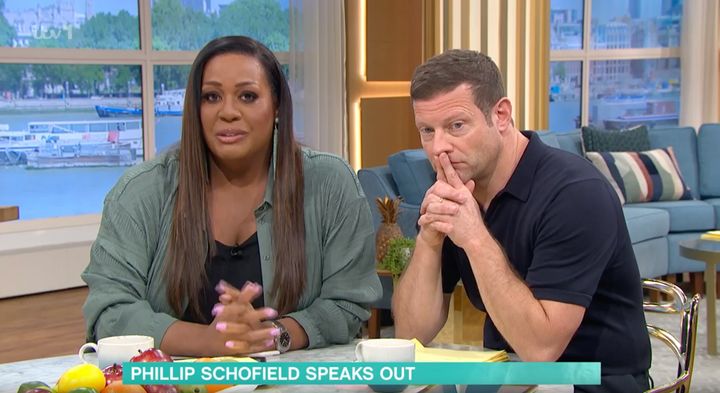 Alison Hammond and Dermot O'Leary addressed Phillip Schofield's affair This Morning