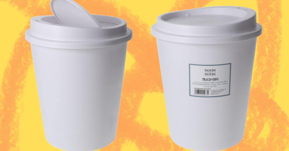 Coffee Cup Wastebasket –