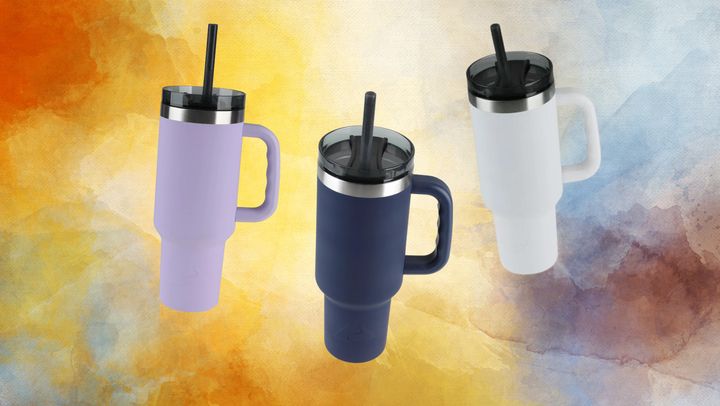 Ozark Trail vacuum insulated stainless steel tumbler, available at Walmart