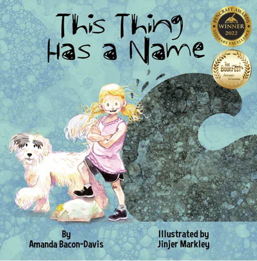 The author's children's book about anxiety.