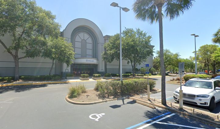Two children were taken to a local hospital after suffering burns in the car fire outside the Dillard's department store in Oviedo, Florida, police said.