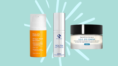 Paula's Choice C5 Super Boost eye cream,iS Clinical Youth eye complex and SkinCeuticals A.G.E Eye Complex.