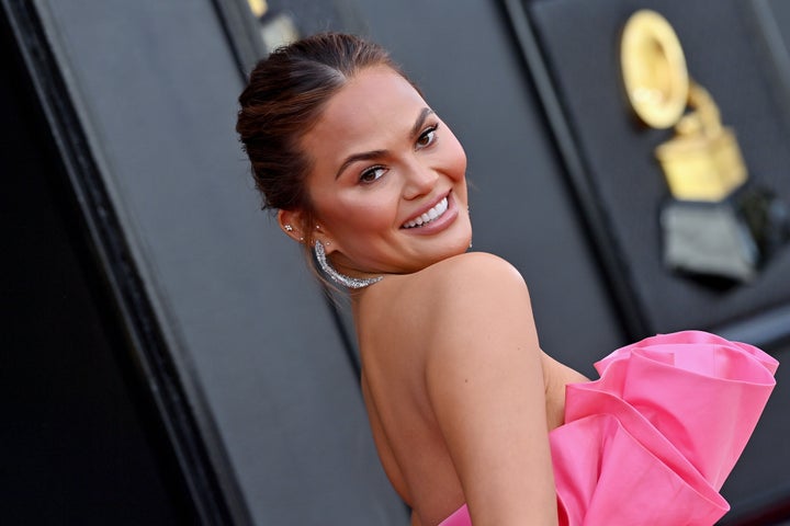 Teigen attends the 64th Annual Grammy Awards on April 3, 2022, in Las Vegas.