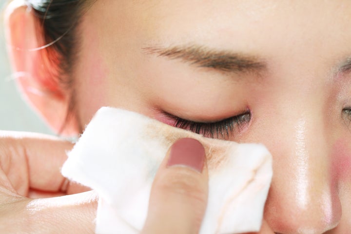 Cleansing wipes leave a residue behind on your skin.