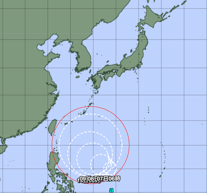 台風3号の進路