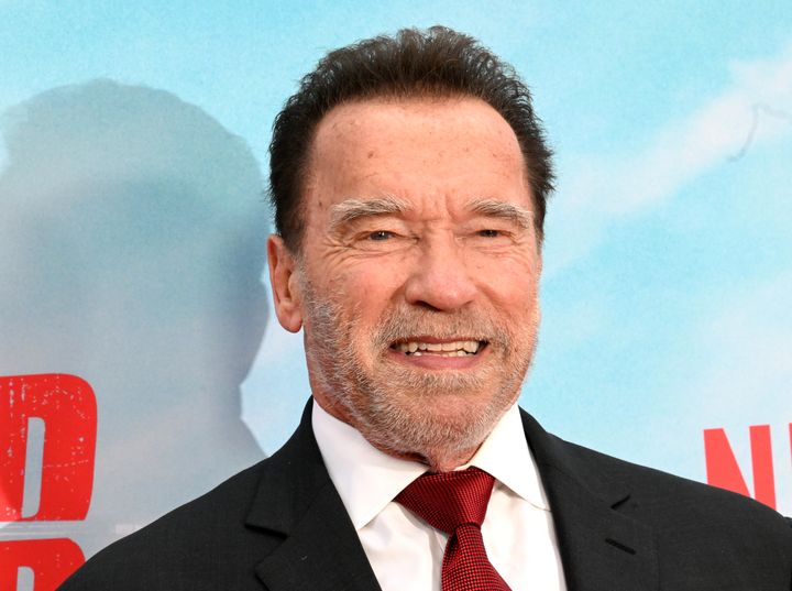 Arnold Schwarzenegger attends the Los Angeles premiere Of Netflix's "Fubar."