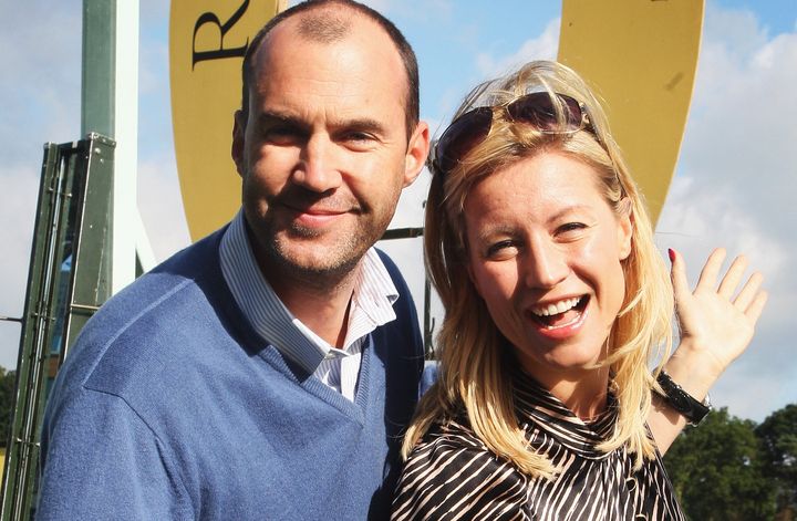 Johnny Vaughan and Denise Van Outen pictured in 2008