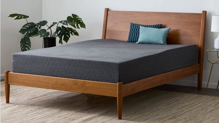 This queen-size mattress is made from 12 inches of ventilated gel memory foam for a cooling and supportive night's sleep.