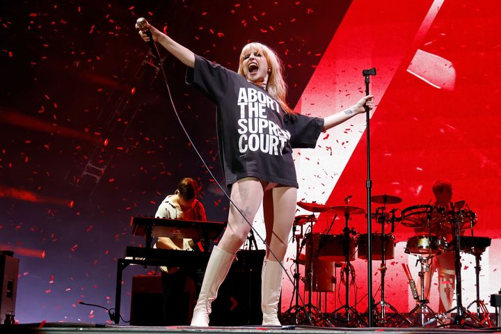 Paramore performs during the 2023 Boston Calling Music Festival on May 28 in Boston.