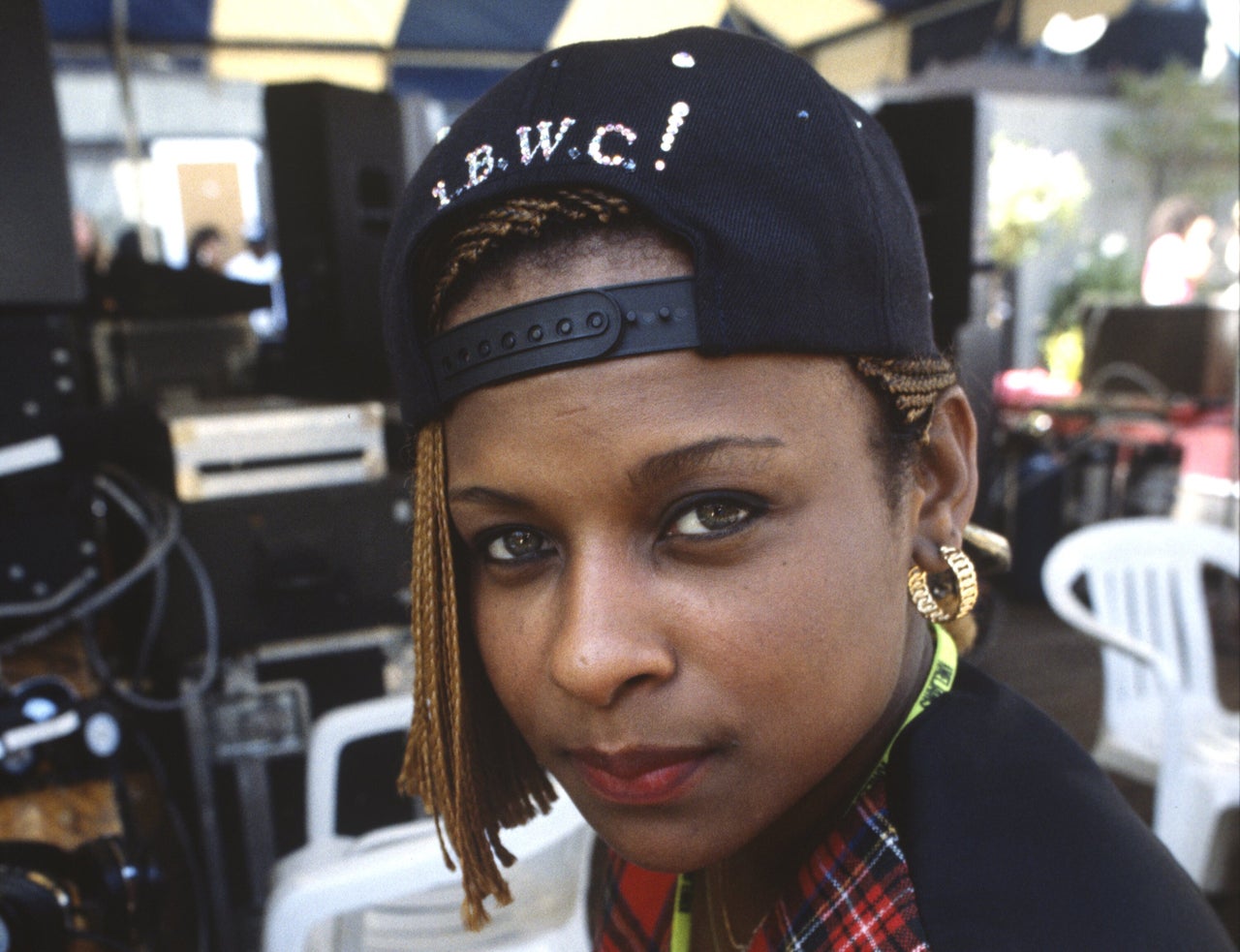 Yo-Yo poses during KMEL Summer Jam at Shoreline Amphitheatre on Aug. 1, 1992, in Mountain View, California.