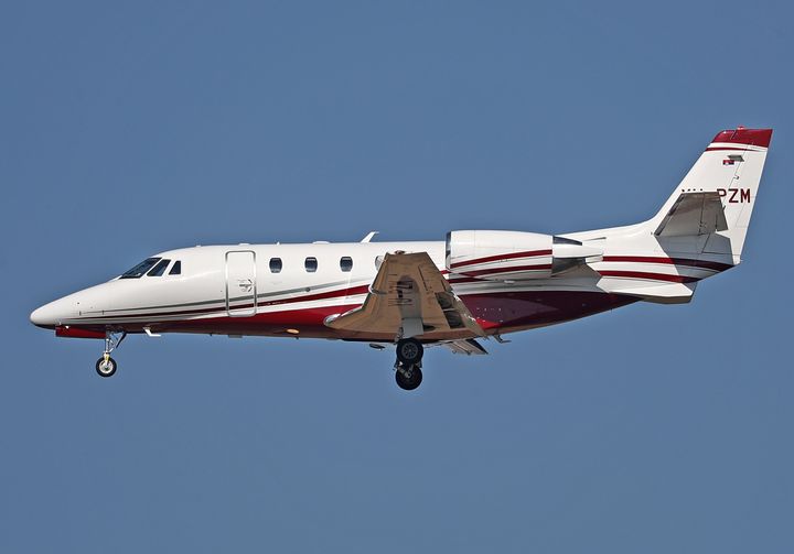 A Cessna Citation, similar to the one that crashed on Sunday in Virginia, is pictured.