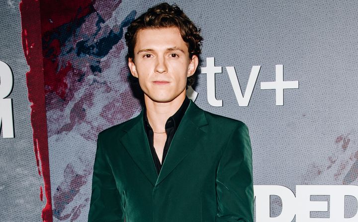 Tom Holland at the premiere of The Crowded Room last week