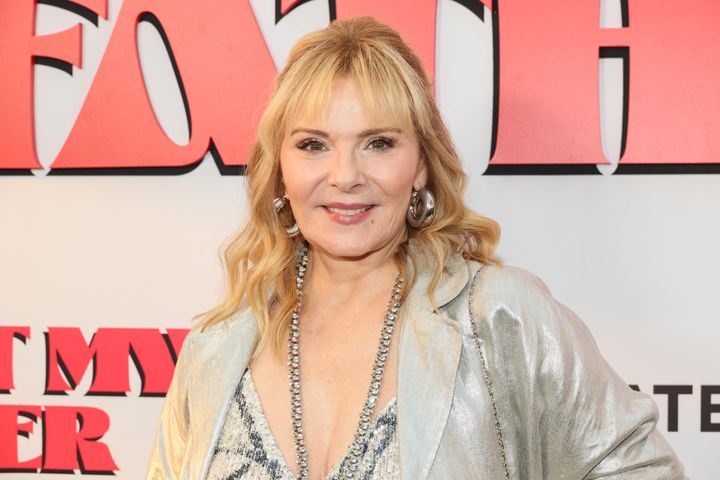 Cattrall attends the "About My Father" premiere on May 9 in New York City. 
