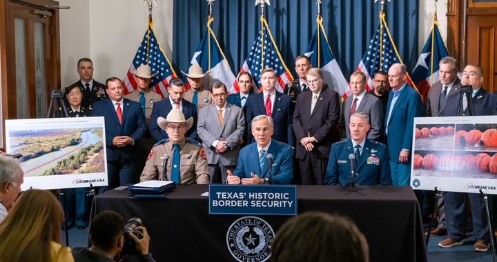 Gov. Greg Abbott announced a water-based barrier of buoys will be used to secure Texas' border.