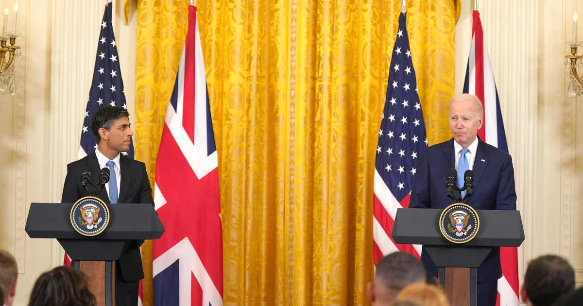 Sunak Hails ‘Atlantic Declaration’ Despite Abandoning UK-US Free Trade Deal