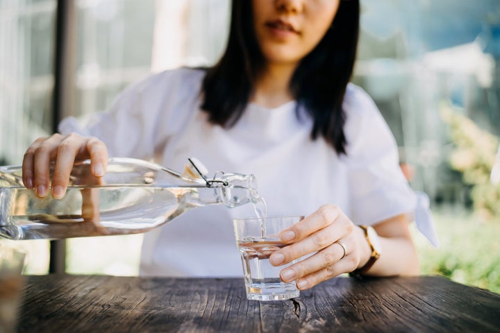 Staying hydrated is crucial to regular bowel movements.