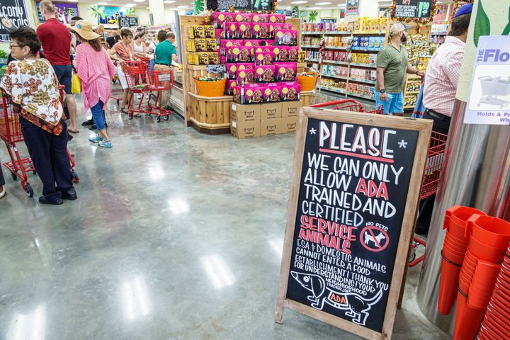 The signage in Trader Joe's stores is custom-made by the workers themselves.