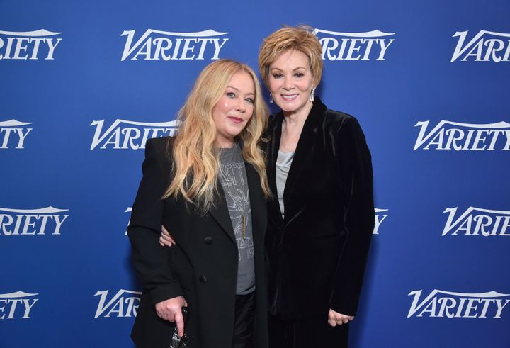 Christina Applegate (left) and Jean Smart on Wednesday at Variety’s 2023 TV FYC Fest in Los Angeles.