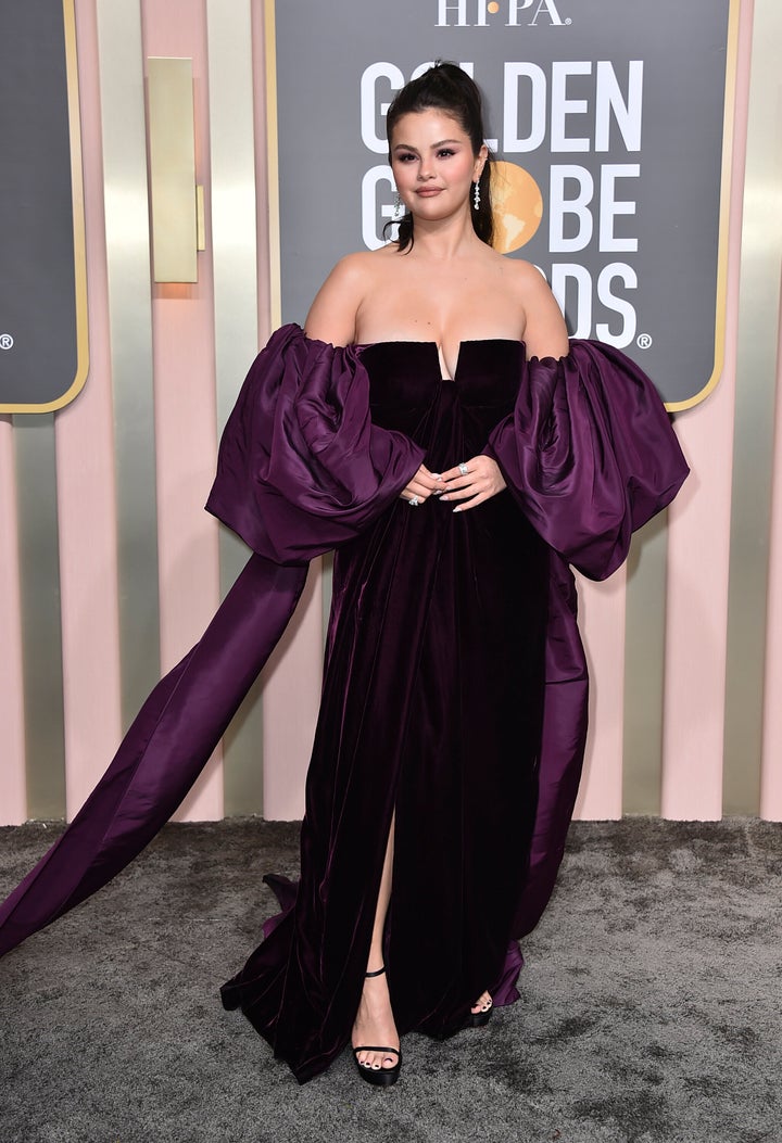 Selena Gomez attends the Golden Globe Awards on Jan. 10 in Beverly Hills, California.