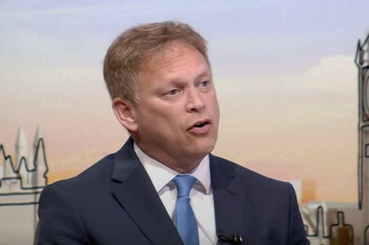 Grant Shapps made the erroneous claim on Sunday with Laura Kuenssberg on BBC1